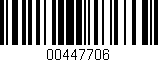Código de barras (EAN, GTIN, SKU, ISBN): '00447706'