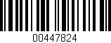 Código de barras (EAN, GTIN, SKU, ISBN): '00447824'