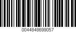 Código de barras (EAN, GTIN, SKU, ISBN): '0044848699057'
