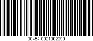 Código de barras (EAN, GTIN, SKU, ISBN): '00454-0021302390'