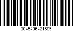 Código de barras (EAN, GTIN, SKU, ISBN): '0045496421595'
