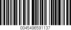 Código de barras (EAN, GTIN, SKU, ISBN): '0045496591137'