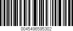 Código de barras (EAN, GTIN, SKU, ISBN): '0045496595302'