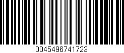 Código de barras (EAN, GTIN, SKU, ISBN): '0045496741723'