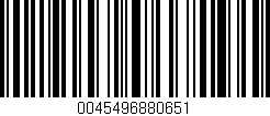 Código de barras (EAN, GTIN, SKU, ISBN): '0045496880651'