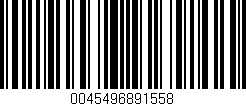 Código de barras (EAN, GTIN, SKU, ISBN): '0045496891558'