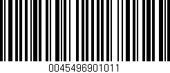 Código de barras (EAN, GTIN, SKU, ISBN): '0045496901011'