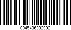 Código de barras (EAN, GTIN, SKU, ISBN): '0045496902902'