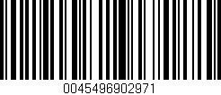 Código de barras (EAN, GTIN, SKU, ISBN): '0045496902971'