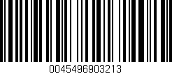 Código de barras (EAN, GTIN, SKU, ISBN): '0045496903213'