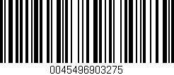 Código de barras (EAN, GTIN, SKU, ISBN): '0045496903275'