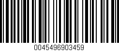 Código de barras (EAN, GTIN, SKU, ISBN): '0045496903459'