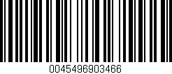 Código de barras (EAN, GTIN, SKU, ISBN): '0045496903466'