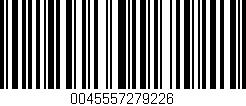 Código de barras (EAN, GTIN, SKU, ISBN): '0045557279226'