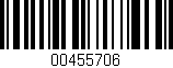 Código de barras (EAN, GTIN, SKU, ISBN): '00455706'