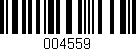 Código de barras (EAN, GTIN, SKU, ISBN): '004559'