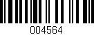 Código de barras (EAN, GTIN, SKU, ISBN): '004564'