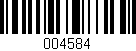 Código de barras (EAN, GTIN, SKU, ISBN): '004584'