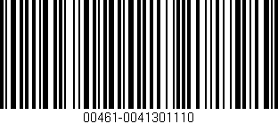 Código de barras (EAN, GTIN, SKU, ISBN): '00461-0041301110'