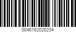 Código de barras (EAN, GTIN, SKU, ISBN): '0046162020234'