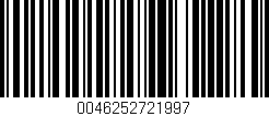 Código de barras (EAN, GTIN, SKU, ISBN): '0046252721997'