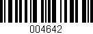 Código de barras (EAN, GTIN, SKU, ISBN): '004642'