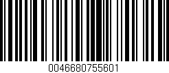 Código de barras (EAN, GTIN, SKU, ISBN): '0046680755601'