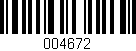 Código de barras (EAN, GTIN, SKU, ISBN): '004672'