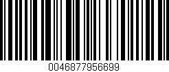 Código de barras (EAN, GTIN, SKU, ISBN): '0046877956699'