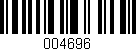 Código de barras (EAN, GTIN, SKU, ISBN): '004696'
