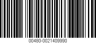Código de barras (EAN, GTIN, SKU, ISBN): '00480-0021409990'