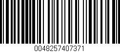 Código de barras (EAN, GTIN, SKU, ISBN): '0048257407371'