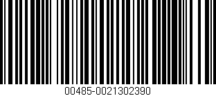 Código de barras (EAN, GTIN, SKU, ISBN): '00485-0021302390'