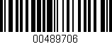 Código de barras (EAN, GTIN, SKU, ISBN): '00489706'