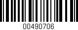 Código de barras (EAN, GTIN, SKU, ISBN): '00490706'