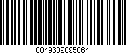 Código de barras (EAN, GTIN, SKU, ISBN): '0049609095864'