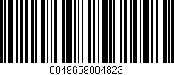 Código de barras (EAN, GTIN, SKU, ISBN): '0049659004823'