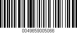 Código de barras (EAN, GTIN, SKU, ISBN): '0049659005066'