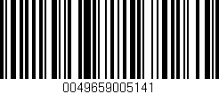 Código de barras (EAN, GTIN, SKU, ISBN): '0049659005141'