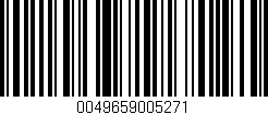 Código de barras (EAN, GTIN, SKU, ISBN): '0049659005271'