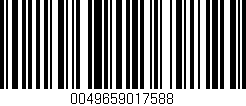 Código de barras (EAN, GTIN, SKU, ISBN): '0049659017588'