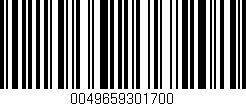 Código de barras (EAN, GTIN, SKU, ISBN): '0049659301700'