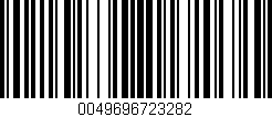 Código de barras (EAN, GTIN, SKU, ISBN): '0049696723282'