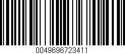 Código de barras (EAN, GTIN, SKU, ISBN): '0049696723411'