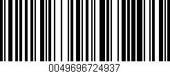 Código de barras (EAN, GTIN, SKU, ISBN): '0049696724937'