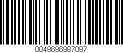 Código de barras (EAN, GTIN, SKU, ISBN): '0049696987097'