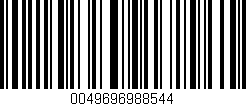 Código de barras (EAN, GTIN, SKU, ISBN): '0049696988544'