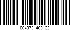 Código de barras (EAN, GTIN, SKU, ISBN): '0049731480132'