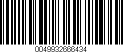 Código de barras (EAN, GTIN, SKU, ISBN): '0049932666434'