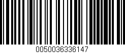 Código de barras (EAN, GTIN, SKU, ISBN): '0050036336147'